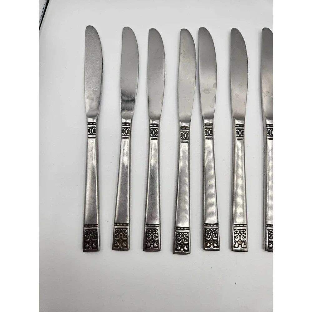 Custom Design CUD1 Lot of‎ 14 Butter Knives Stainless